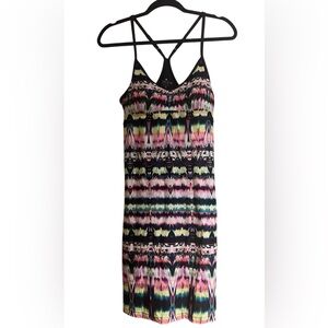 Multi colored pattern athletic dress